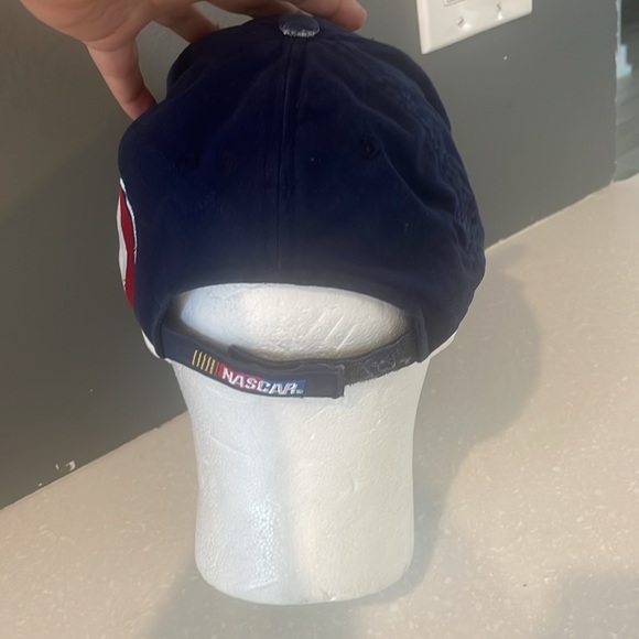 Official Ford Racing Strapback Hat NASCAR Adjustable Strap Checkered Flag Cap - Picture 4 of 7